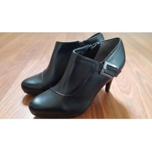 Life Stride Velocity Memory Foam Ankle Boots Bootie Shoes Size 7 Black New